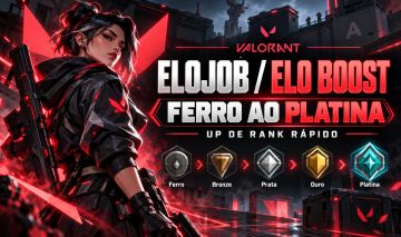 VALORANT | ELOJOB / ELO BOOST | FERRO AO PLATINA | UP DE RANK RÁPIDO