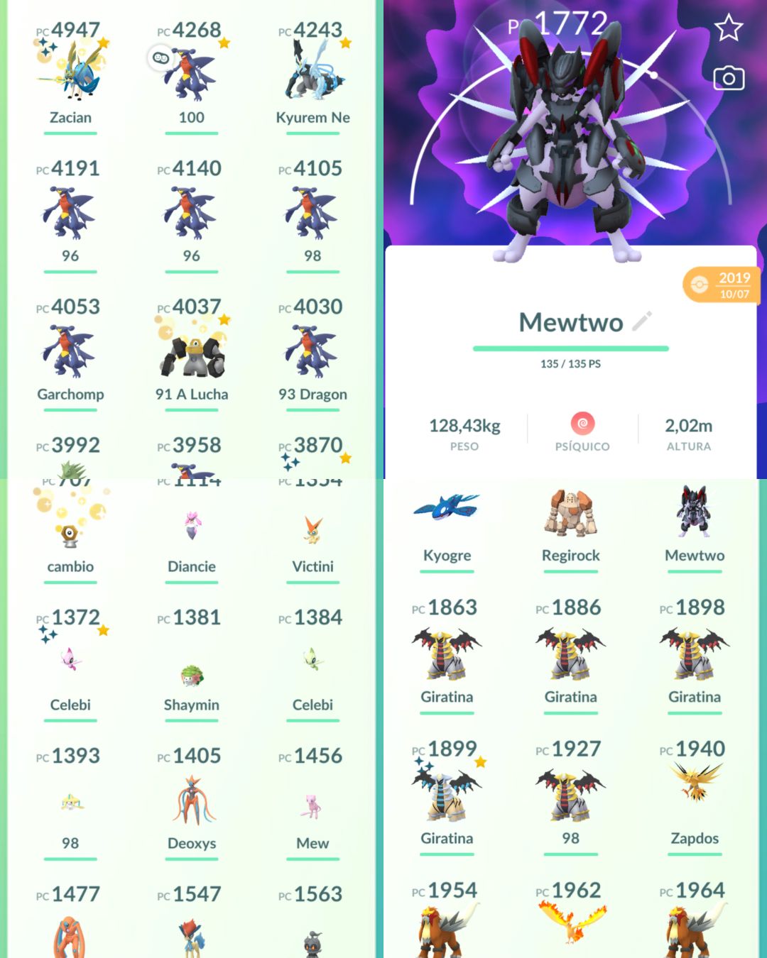 CONTA POKÉMON ANO 2018