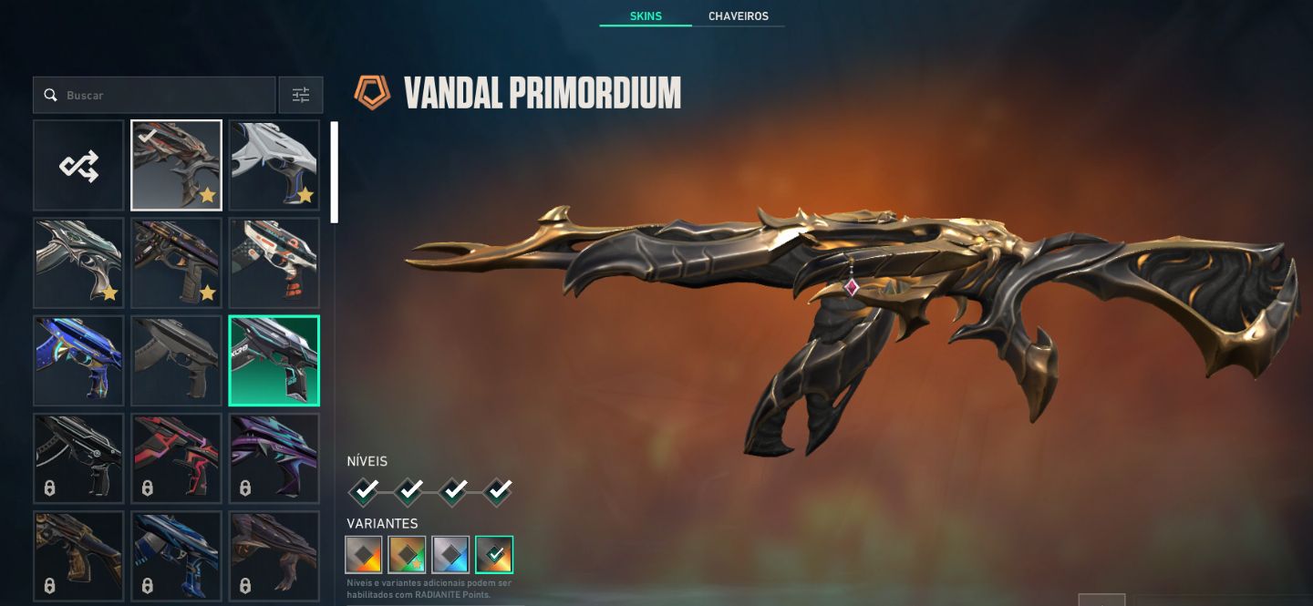 Conta VAlORANT IMORTAL SKIN DE TUDO