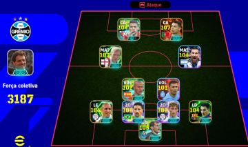 CONTA EFOOTBALL MOBILE COM FORÇA COLETIVA 3187!