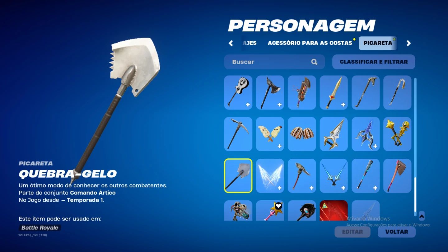 Ótima Conta de Fortnite, com Passes Desde a Temporada 6 do Cap2 Skins Tryhard.