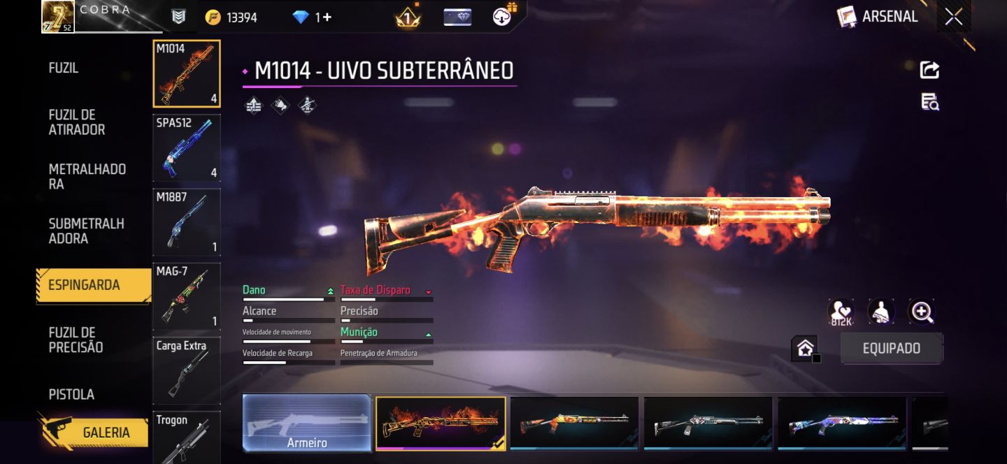 CONTA FF DE 7 ANOS.PASS REDENÇÃO E FURIA/MP40EVOLUTIVA LV5+CALÇA+ANGÉLICAL F