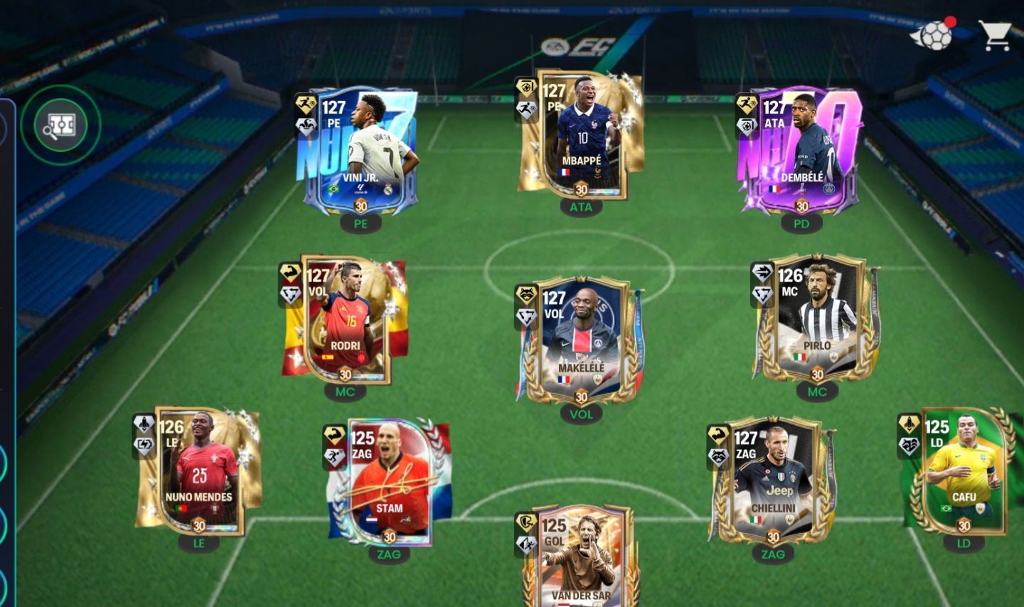 CONTA FC MOBILE MUITO BOA!!!! GER 129 E 94K DE FRAGMENTOS