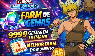 MENOR PREÇO -- FARM DE GEMA, SERVIÇOS e ELOJOB PARA YUGIOH DUEL LINKS!!
