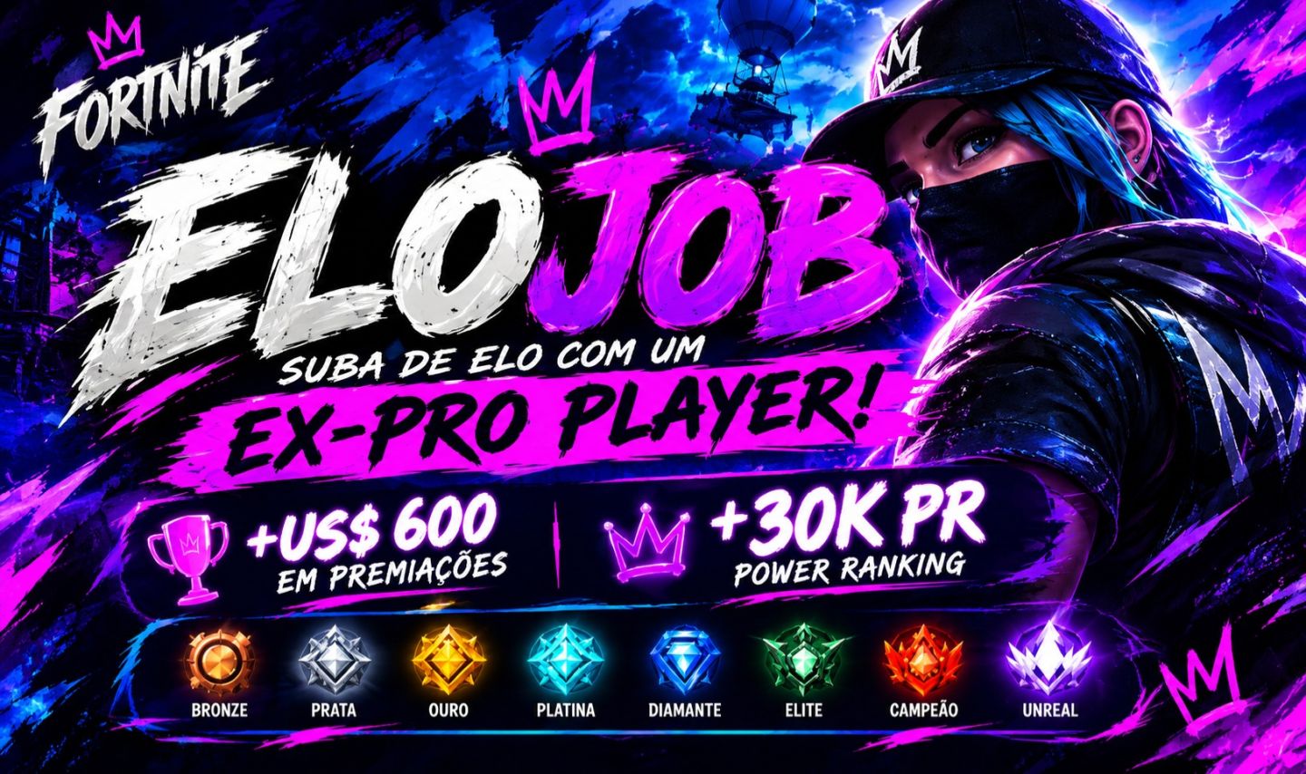 FORTNITE ELOJOB - DUO/TRIOBOOST | CAMPEONATO COM VOCE | DICAS | EX PRO-PLAYER