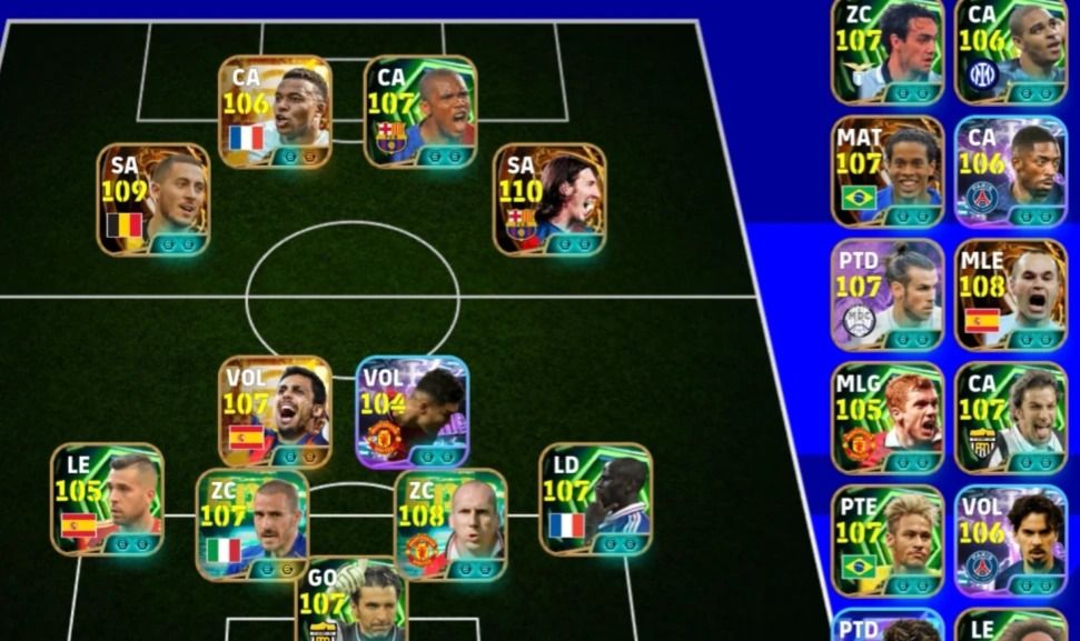 Conta Efootball 3330+ DE FORÇA COLETIVA, KONAMI ID , MESSI 110 E + RAROS