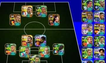 Conta Efootball 3330+ DE FORÇA COLETIVA, KONAMI ID , MESSI 110 E + RAROS
