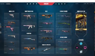 CONTA VALORANT COM SKINS - 1800 REAIS GASTO