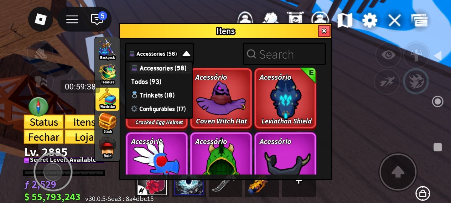 Conta Completa | Todas as Game Pass + 3 Mutações + Quase Todas as PERM + Skins