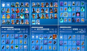 Conta 2 em 1: Fortnite (38 Skins/+Passe Atual)+Rocket League (62 Carros)/Confira