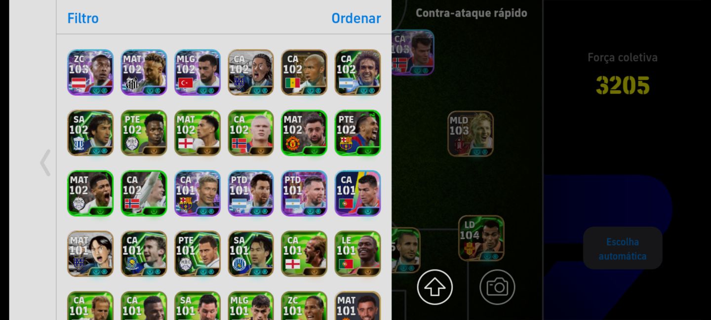 CONTA EFOOTBALL 3206 COM VARIOS JOGADORES TOP CONTA PERFEITA PRA COMEÇAR