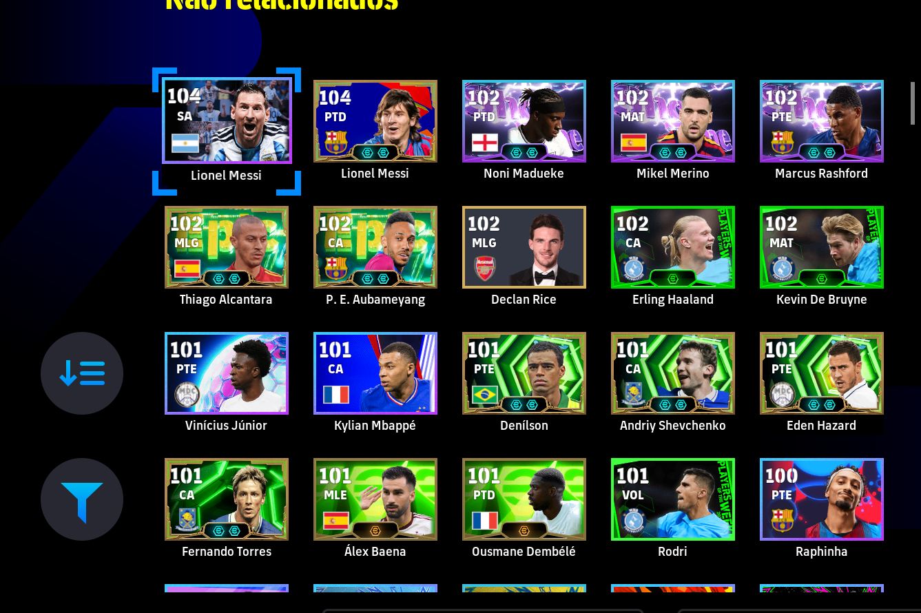 EFootball PES 2026 CONTA STEAM FORÇA 3200 | MESSI 109 + CRUYFF 106 + NEYMAR