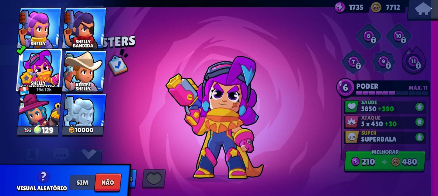 BRAWL STARS 75 BRAWLERS | NÍVEL 101 | 17.750 TROFÉUS | 9 LENDÁRIOS | 166 SKINS