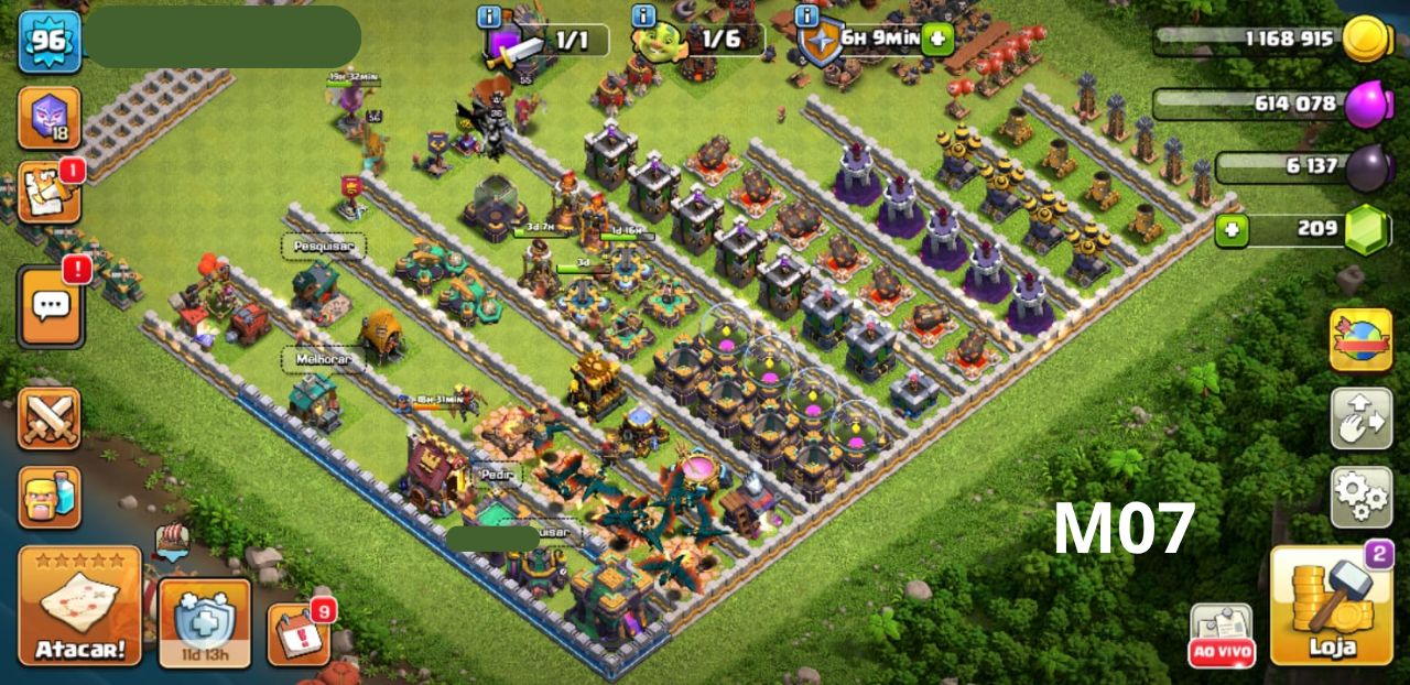 Contas de Clash of Clans Full Acesso