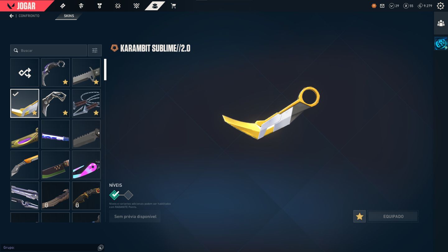 Conta Valorant com Skins - 3.1K Gastos