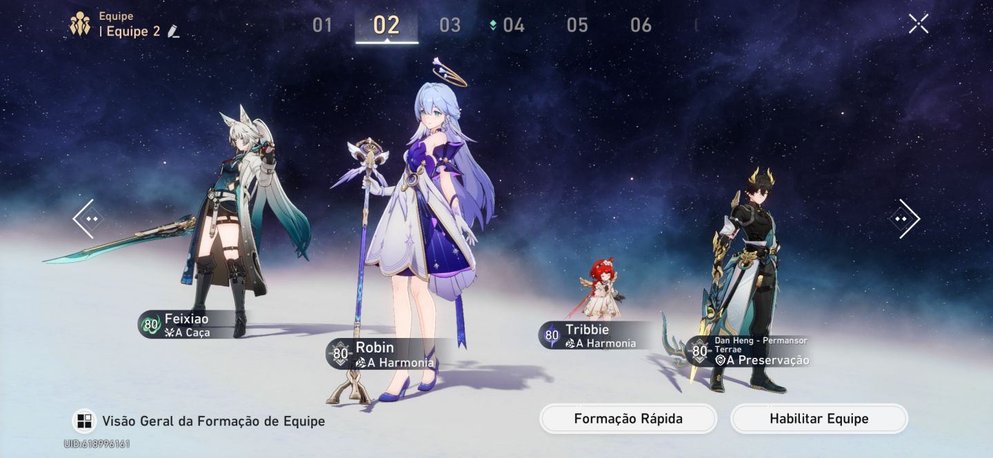 CONTA DE HONKAI STAR RAIL COMPLETA COM VARIOS TIMES METAS E PREMIUM