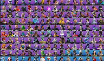 Conta de Fortnite TRYHARD[ 222 skins + 247 picaretas + 236 emotes ]
