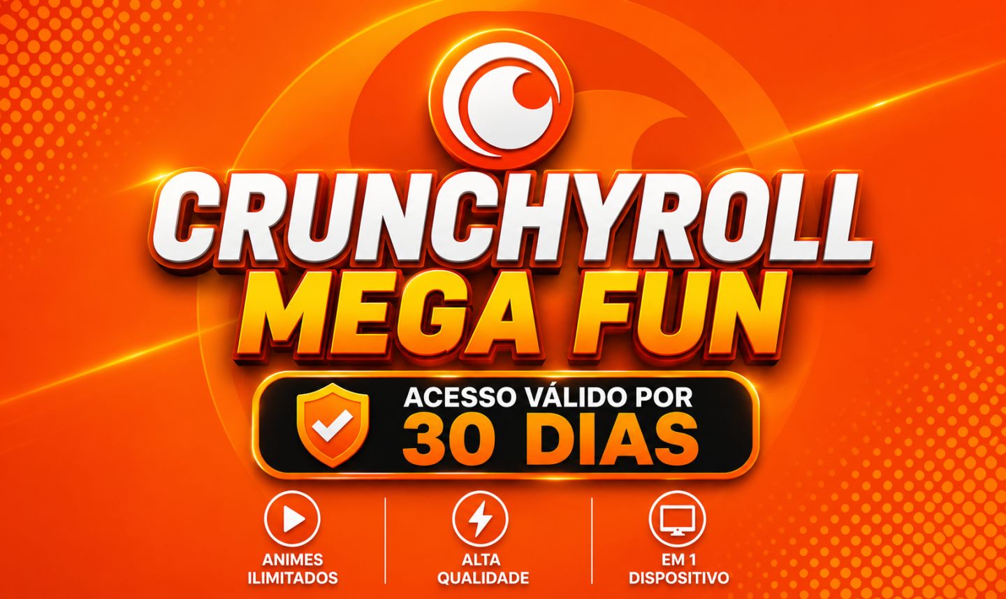 CRUNCHYROLL MEGA FUN TELA 30 DIAS