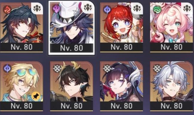 Conta Honkai Star Rail com 37 T5 + 3 Moedas de Troca