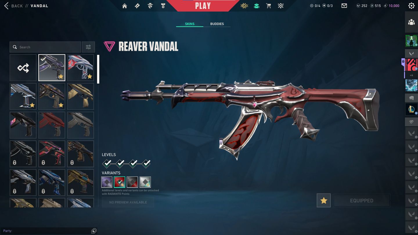 CONTA VALORANT COM VÁRIAS SKINS | FACAS + VANDAL + PHANTOM + SHERIFF