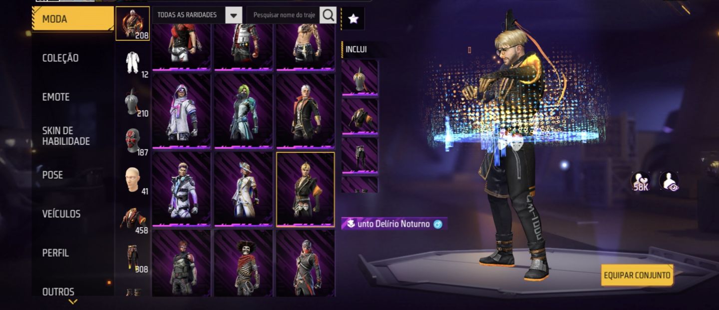 FreeFire Com Segundo Passe De Elite. 30k Gastos em Reais