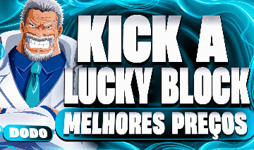 (80% DESCONTO)KICK A LUCKY BLOCK [CHUTE UM BLOCO DA SORTE] BRAINROT 233T/S