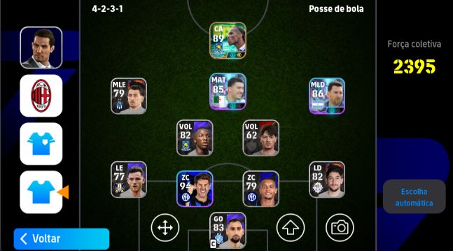 CONTAS EFOOTBALL INICIANTES