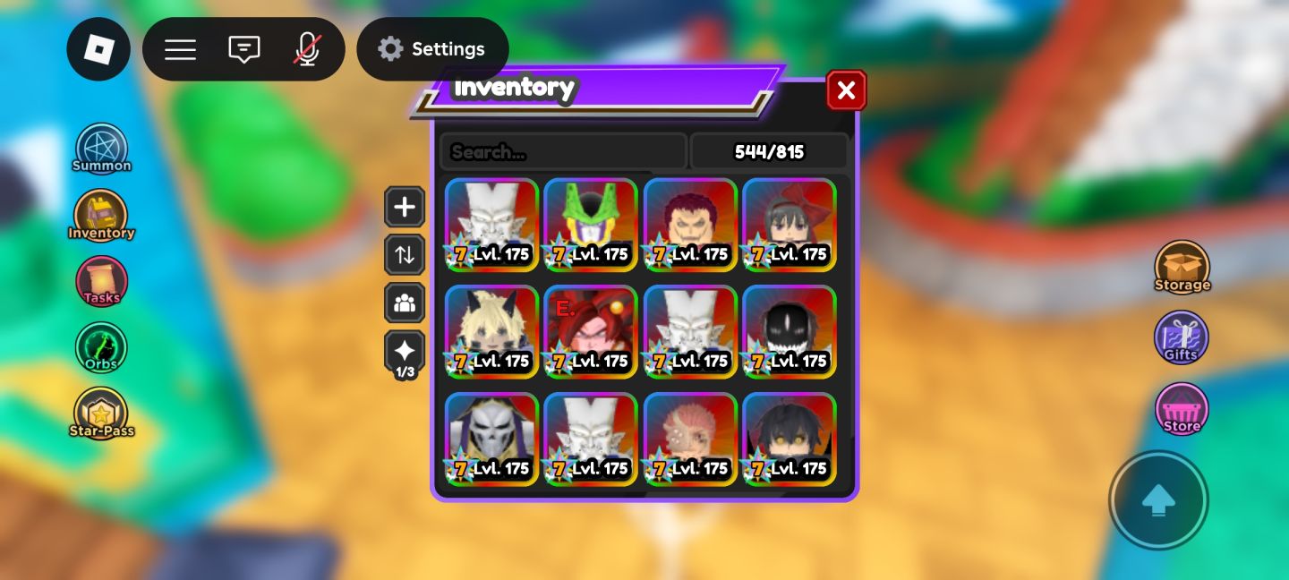 CONTA ASTD [OG] ROBLOX (COM 3X) (OVERLORD) (LVL 366) VARIOS 7 STAR MENOR PREÇO!!