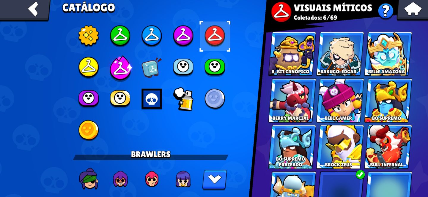 Conta Brawl Stars 2019 38,5K 83 Brawlers 25 Power 11 Nível 181