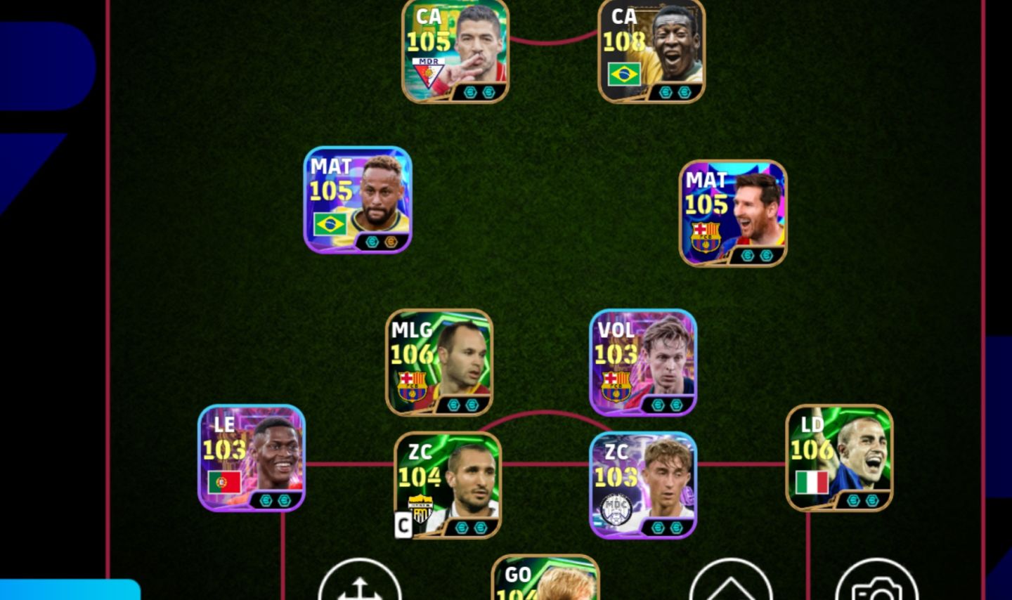 Conta efootball, a braba do Cristiano ronaldo, ibra e reus, chama