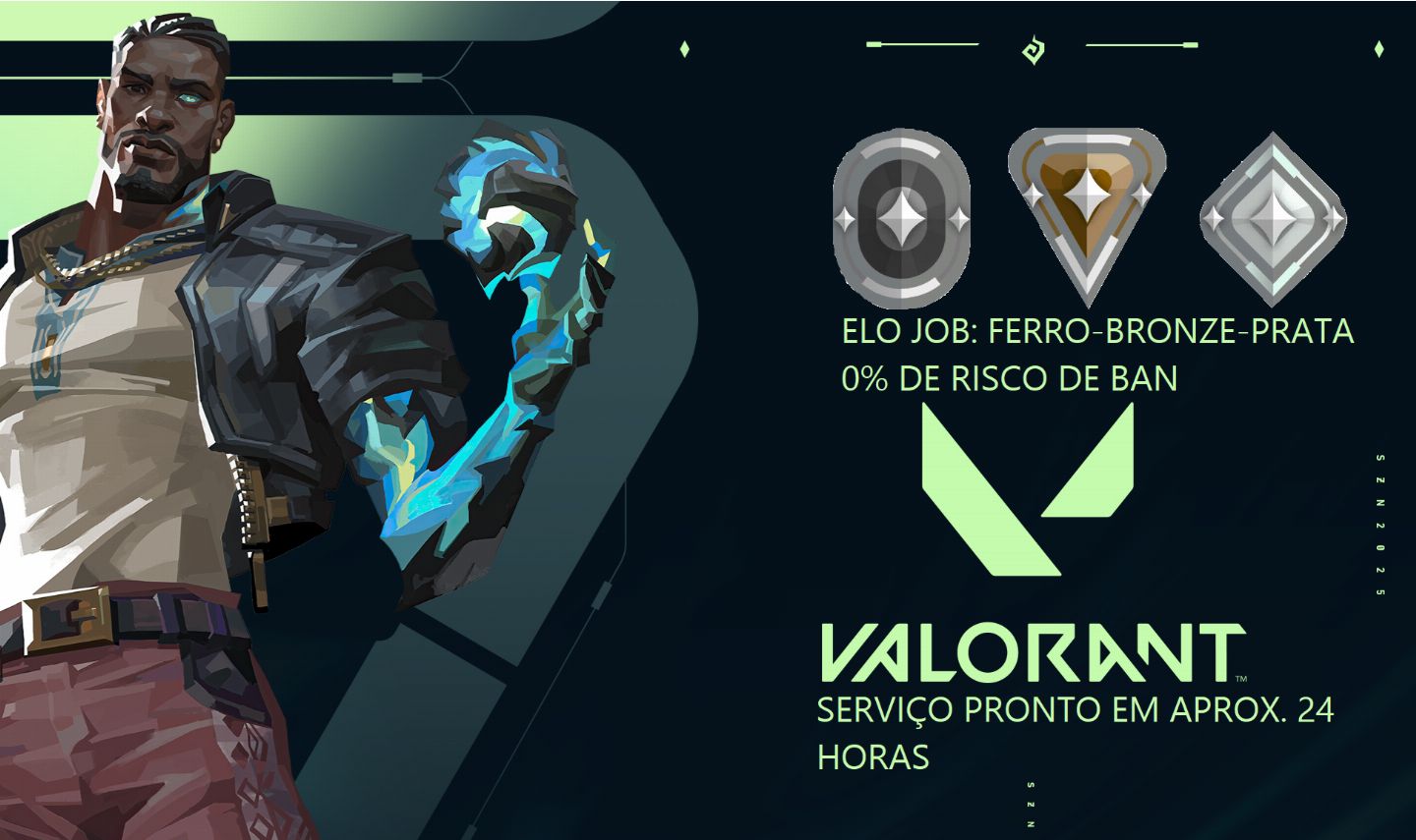 VALORANT - ELO JOB PARA FERRO-BRONZE-PRATA! SERVIÇO RÁPIDO