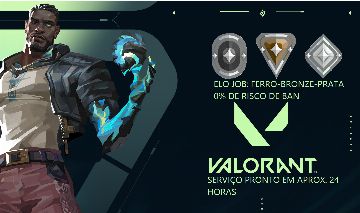 VALORANT - ELO JOB PARA FERRO-BRONZE-PRATA! SERVIÇO RÁPIDO