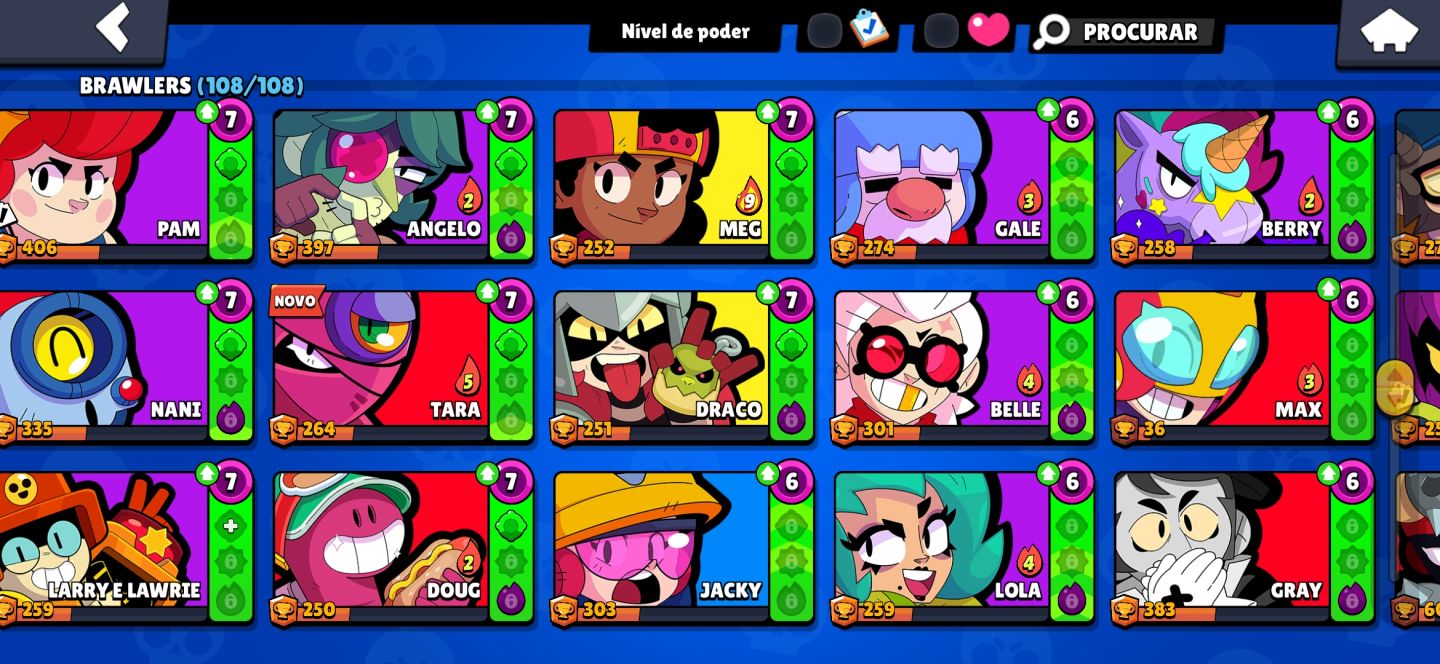 Conta de brawl stars 45k troféus