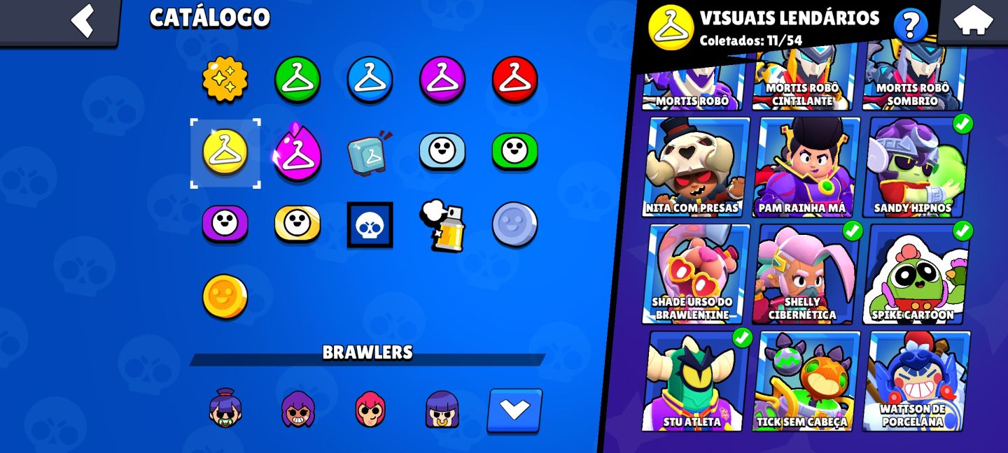 Conta Brawl com Shelly estelar!!!!