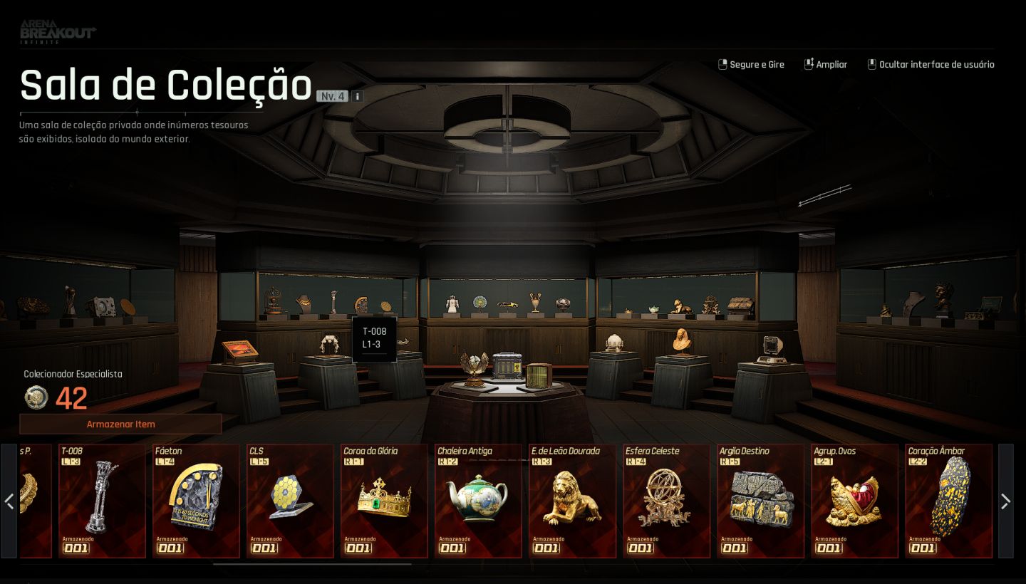 Conta ARENA BREAKOUT INFINITE PC, LVL30, Skins++, 400MM Stash