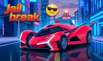Molten m12 Jailbreak carro raro Roblox m12