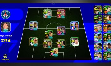 Conta de efootball mobile competitiva para pegar divisao 1