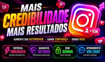 SEGUIDORES INSTAGRAM - VIEWS STORY BR - SEGUIDORES BR - VIEWS REELS - CURTIDAS