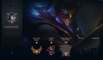 Conta ouro 4 com skin lendária do zed