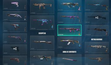 Conta valorant 3 skins de vandal 2 phantom 2 facas de passe