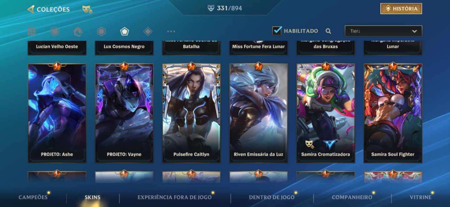 CONTA PARA ADCS 235 SKINS