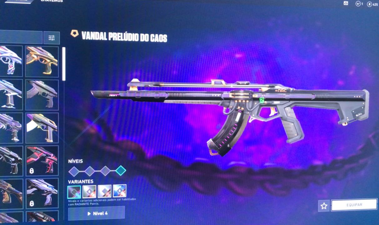 CONTA DE VALORANT COM MUITAS SKINS!!