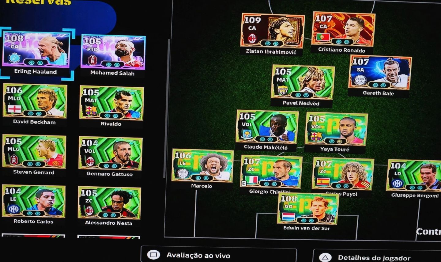 Conta Efotball PSN várias cartas novas