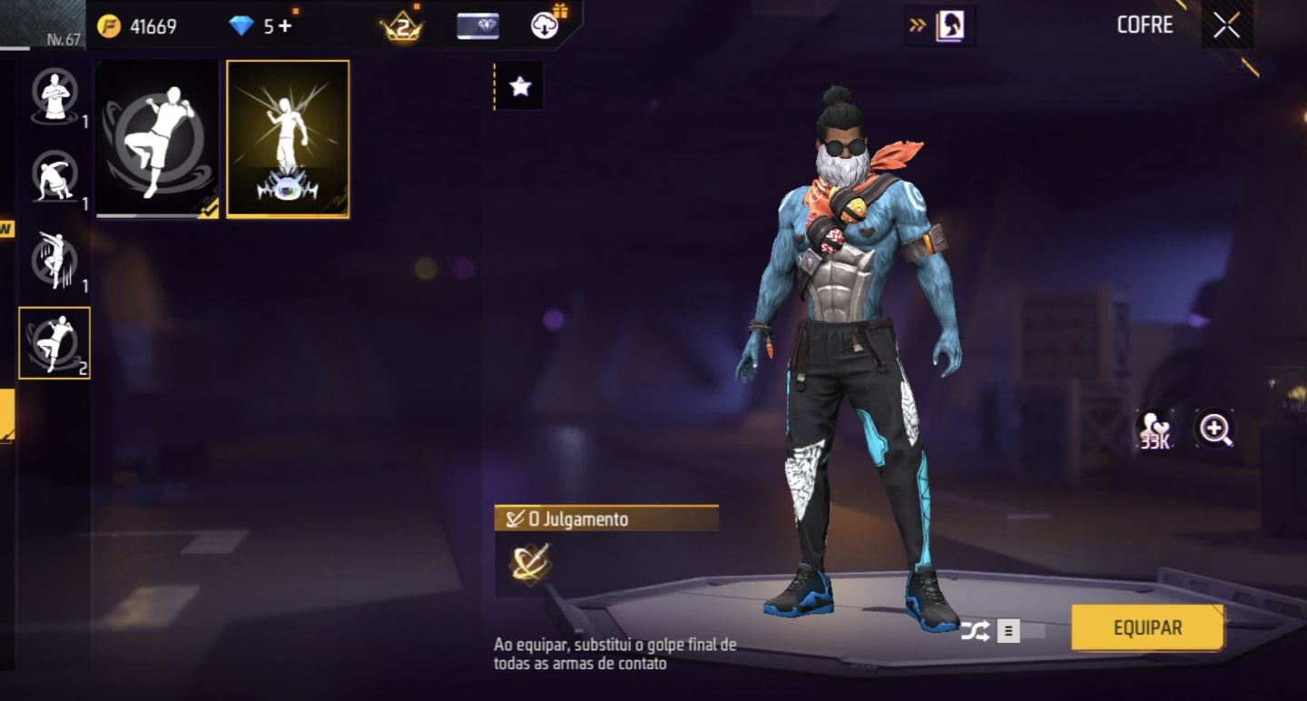 Conta de free fire com angelical bandeirao top criminal ump e xm8 att perm