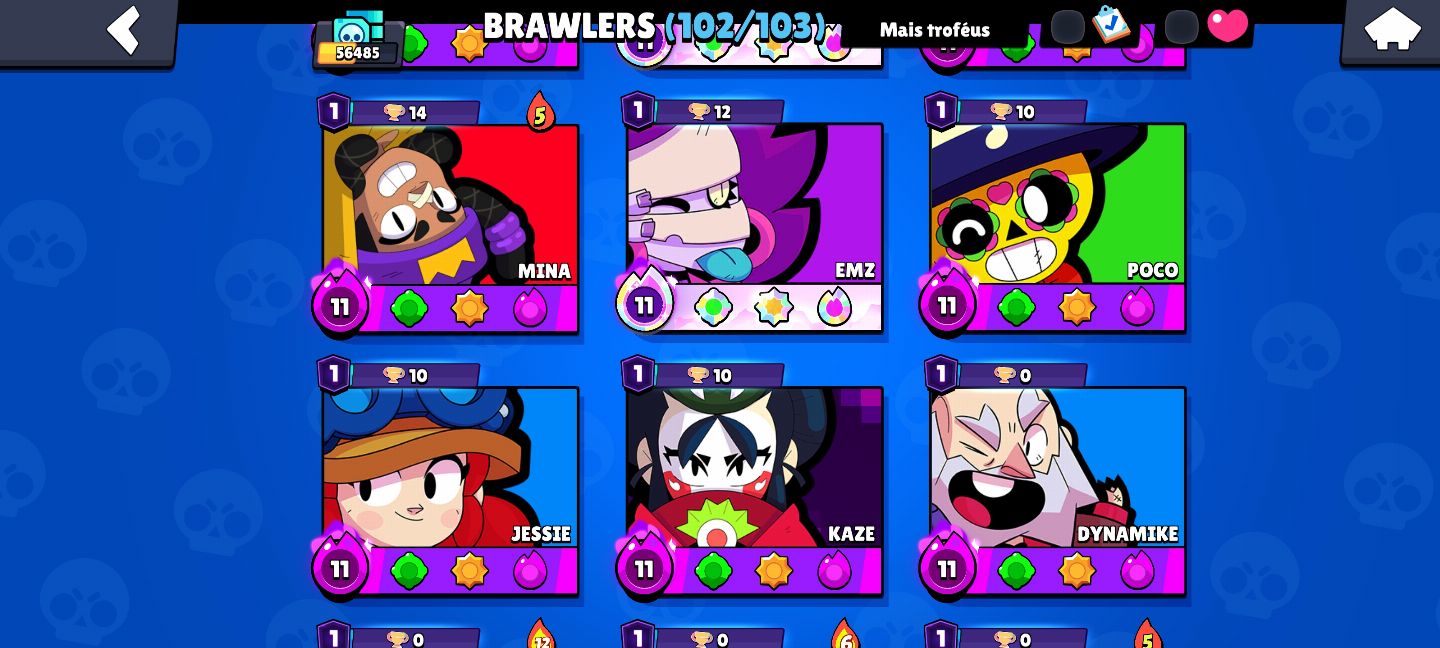 Conta Super completa para ranked, todos os brawler, e muito mais