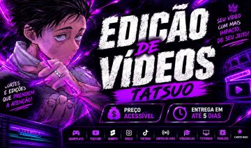 Editor de Vídeos Profissional | Shorts, Reels, TikTok e YouTube(PREÇO EXCLUSIVO)