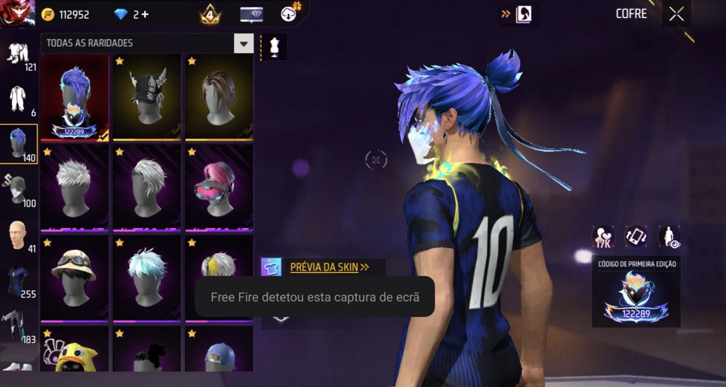 Conta com Eclipse solar, calça Angelical azul e Dunk Master