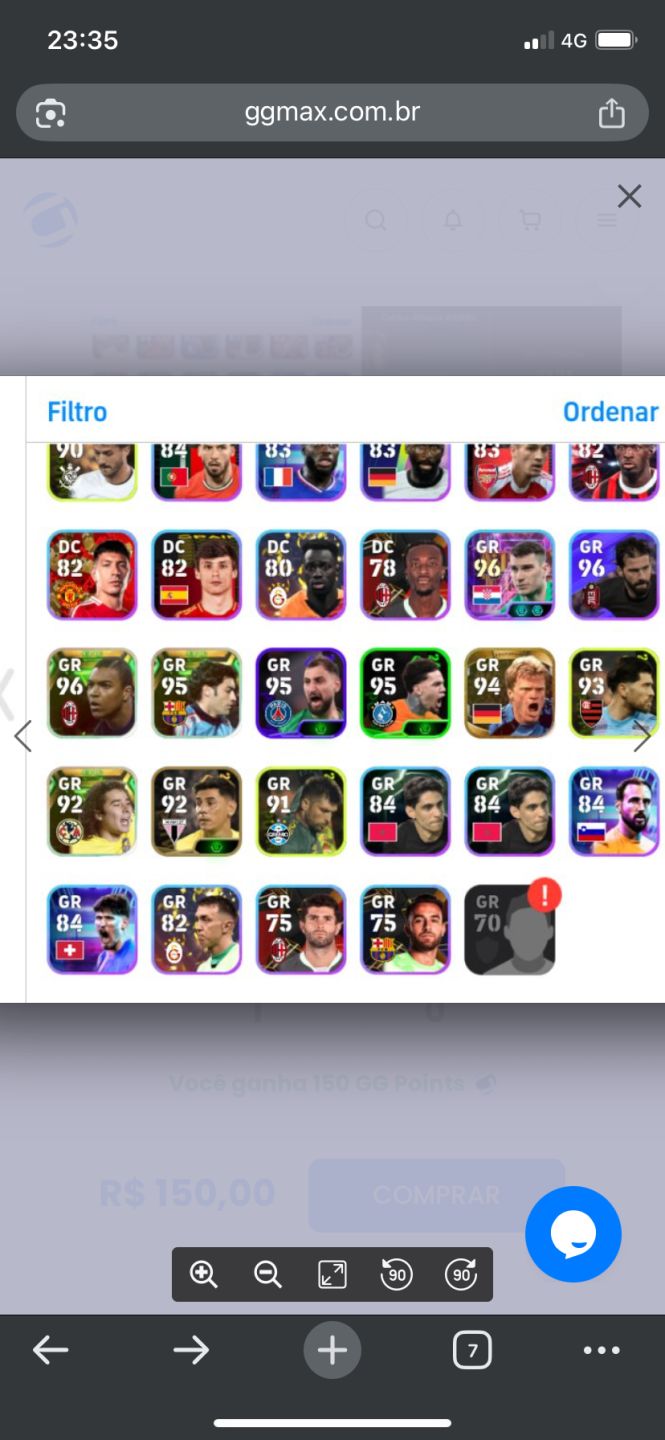 Conta de efootball muito rara desdo pes