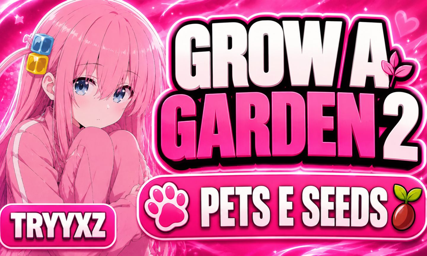 GROW A GARDEN 2 - PETS SEEDS E MAIS A PREÇO DE FORNECEDOR