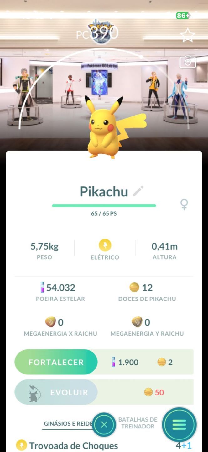 CONTA POKÉMON GO - LENDÁRIOS E FUNDOS ESPECIAIS 2
